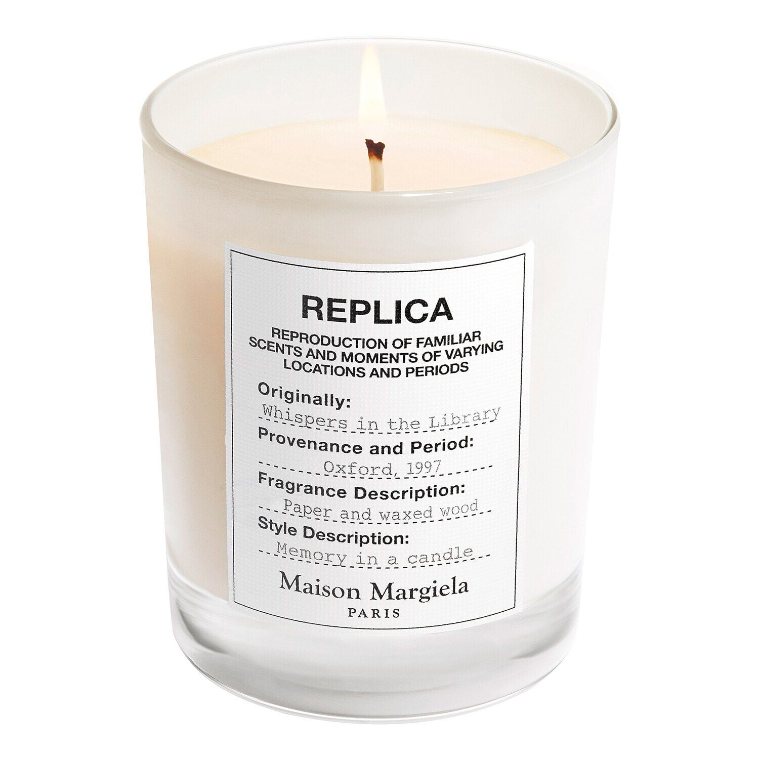 Replica whispers in the library - lumanare parfumata