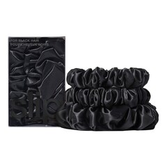 Back to basics - Chouchourile din Mătase Pură, Negre, Slip