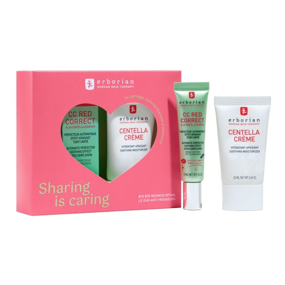 Set crema CC Red x Centella - Trusa cu produse de ingrijire a fetei, Erborian