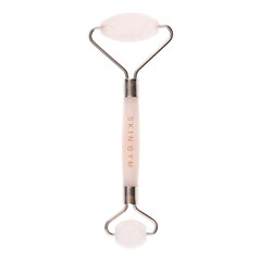 Facial Roller Rose Quartz - Accesoriu de masaj facial, SKIN GYM