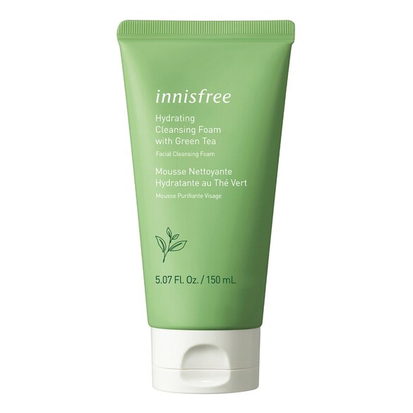 Hydrating Cleansing Foam with Green Tea - Spuma de curatare hidratanta, INNISFREE