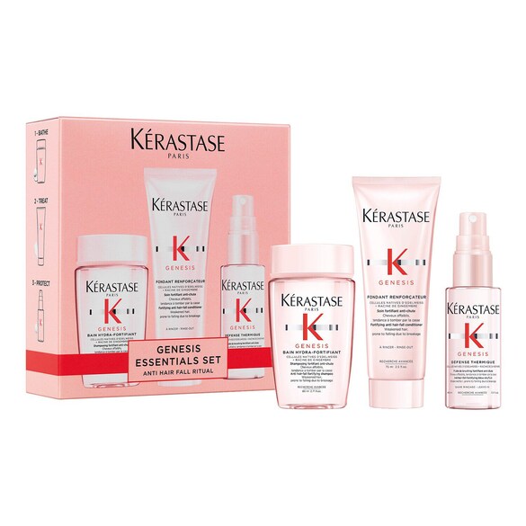Genesis Discovery Set 2024 - Sampon + balsam + protectie termica, KÉRASTASE