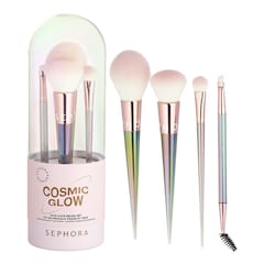 Set de pensule pentru fata si ochi Cosmic Glow -  pentru față și ochi , Sephora Collection