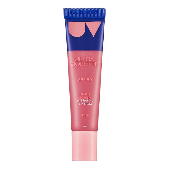 Sheen Screen Rose SPF50 - Balsam de buze hidratant cu protectie solara, Ultra Violette
