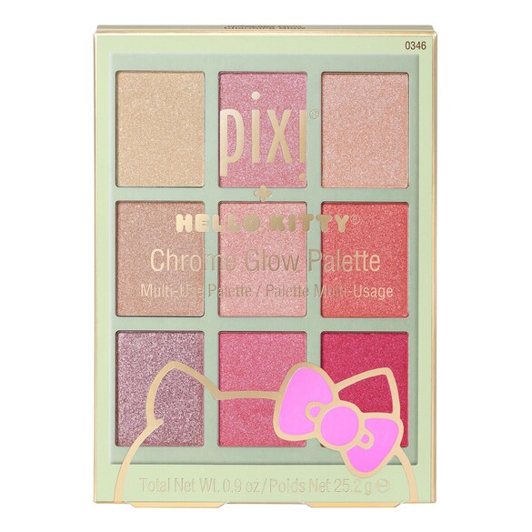 Pixi + Hello Kitty Chrome Glow Palette - Paleta pentru ten multifuctionala, Pixi