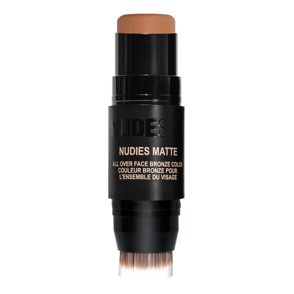 Nudies Matte Bronzer - Stick cu capat dublu conturing, Nudestix