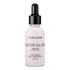 Super Glow Gradual Tanning SPF 30 - Serum autobronzant pentru fata, TAN LUXE
