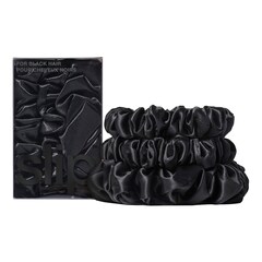 Back to basics - Chouchourile din Mătase Pură, Negre, Slip