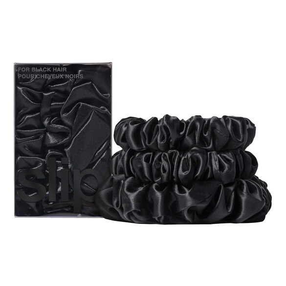 Back to basics - Chouchourile din Mătase Pură, Negre, Slip
