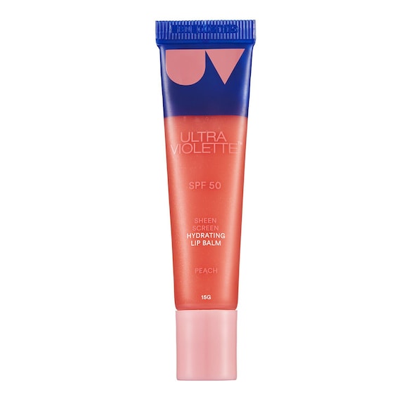 Sheen Screen Peach SPF50 - Balsam de buze hidratant cu protectie solara, ULTRA VIOLETTE