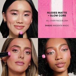 Nudies Matte + Glow Core All Over Face Blush Color - Stick fard