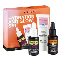 Produse esentiale pentru vara -Set de produse pentru hidratare și strălucire, Sephora Collection