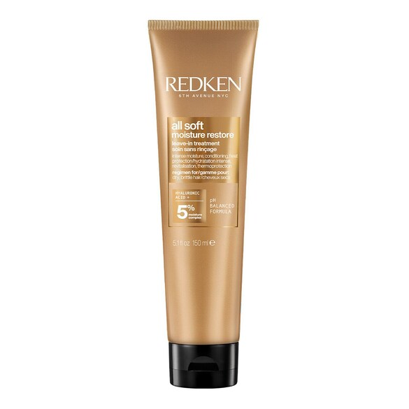 All Soft Moisture Restore Cream - Leave-in cu ulei de argan par uscat, REDKEN