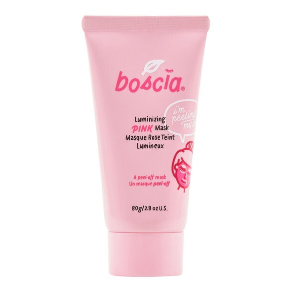 Luminizing Pink Mask - Masca peel-off pentru luminozitate, BOSCIA