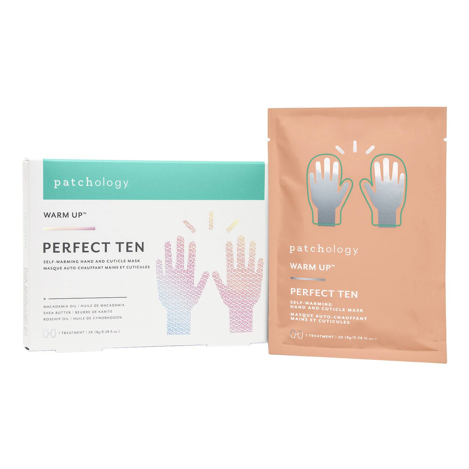 Perfect ten self-warming hand mask - masca hidratanta autoincalzire pentru maini