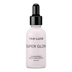 Super Glow Hyaluronic Gradual Self-Tan - Serum autobronzant pentru fata, TAN LUXE