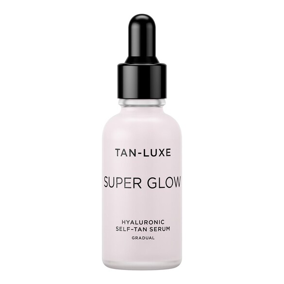 Super Glow Hyaluronic Gradual Self-Tan - Serum autobronzant pentru fata, Tan Luxe