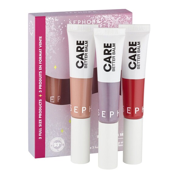 Moving Lights - Set de 3 uleiuri de buze Better Balm, Sephora Collection