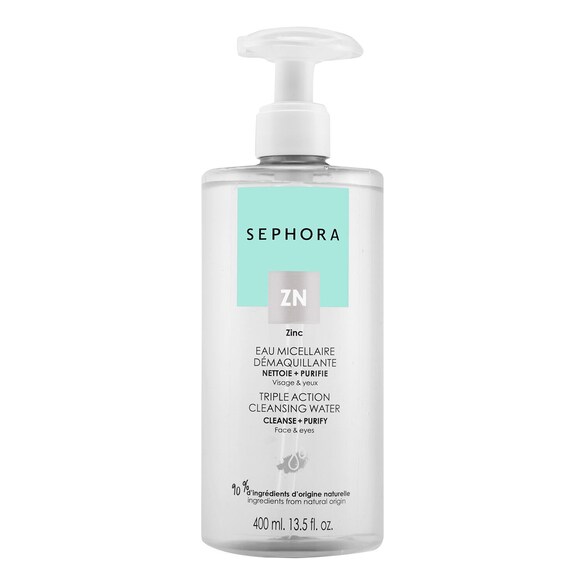 Triple Action Cleansing Water - Apa micelara demachianta, Sephora Collection