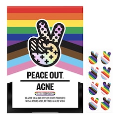 Pride Limited Edition-Timbres - plasturi tratare acnee, cu acid salicilic, Peace Out Skincare