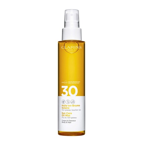 Sun Care Oil Mist for Body & Hair UVA/UVB 30 - Ulei pentru corp si par, Clarins