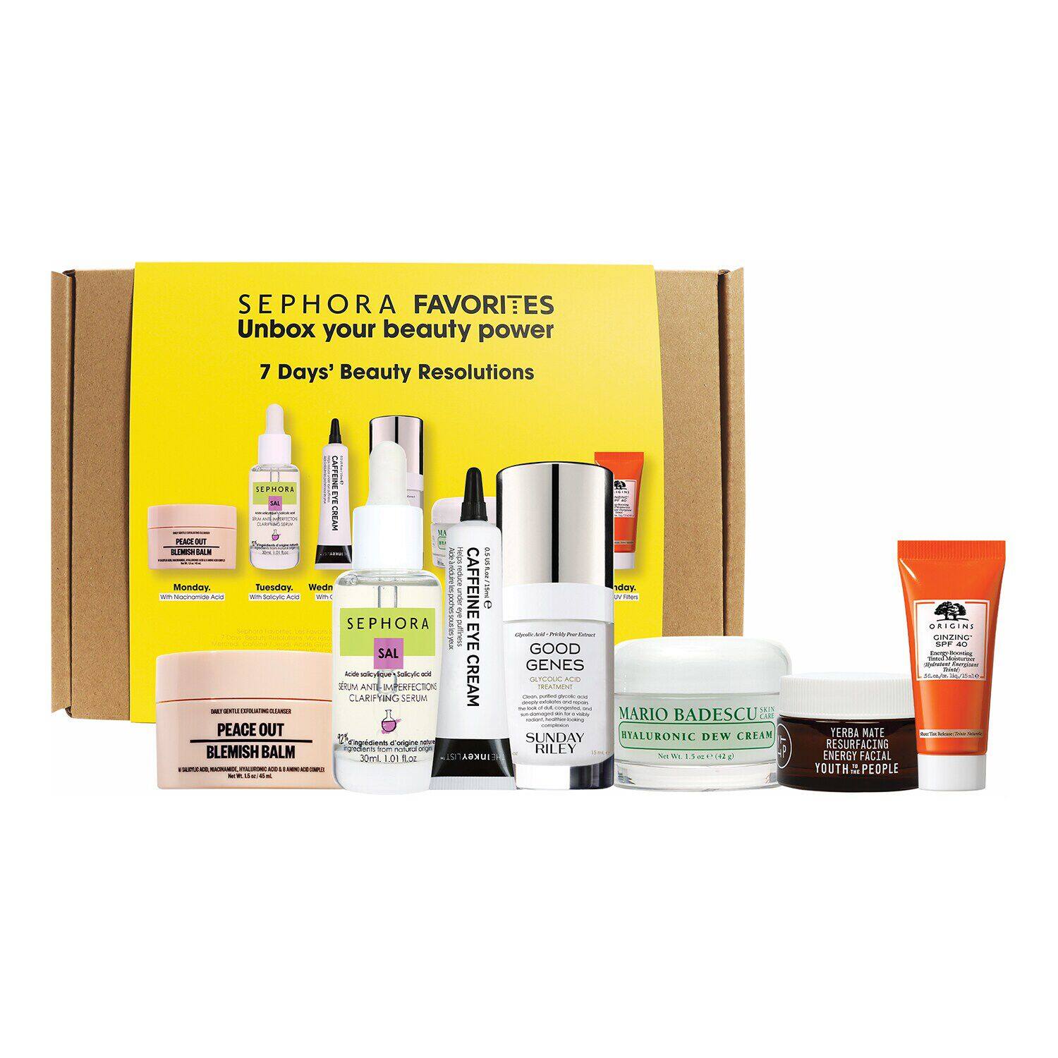 7 days’ beauty resolutions - set ingrijire ten