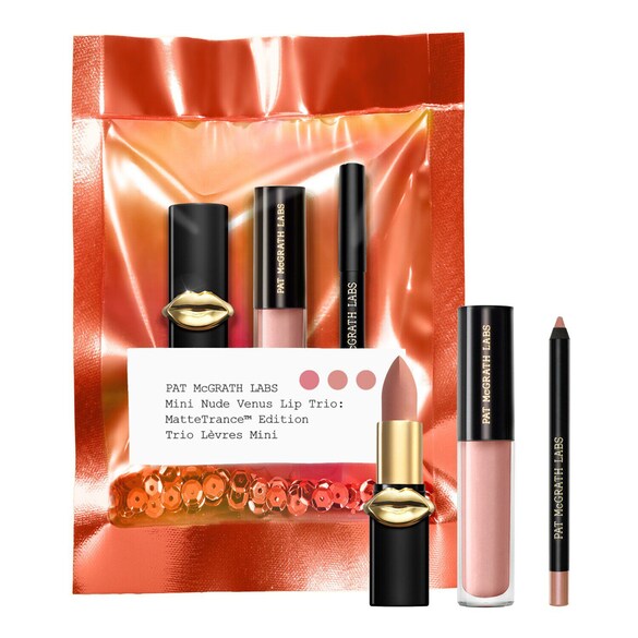 Mini Nude Venus Lip Trio: Matte Trance Edition - Set de buze, Pat McGrath Labs