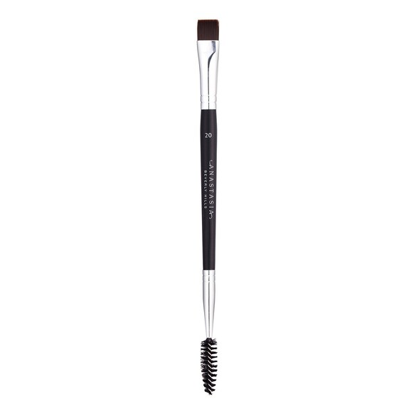 Dual Ended Flat Brow Brush #20 - Pensula pentru sprancene, Anastasia Beverly Hills