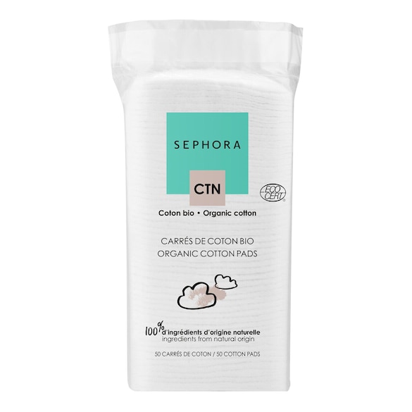 Organic Cotton Pads - Discuri de bumbac bio, Sephora Collection