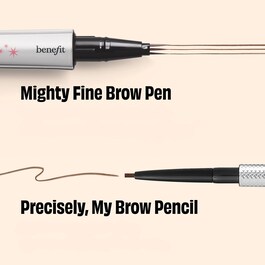 Mighty Fine Brow Pen – carioca pentru sprancene cu varf triplu ultra-fin