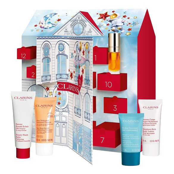 Clarins Advent Calendar Set 12buc - set skin care si make up, Clarins