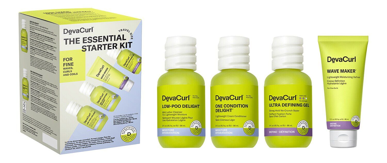 The essential starter kit for fine hair - set ingrijire par