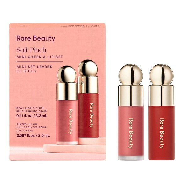 Soft Pinch Set - miniset pentru buze si obraji, Rare Beauty