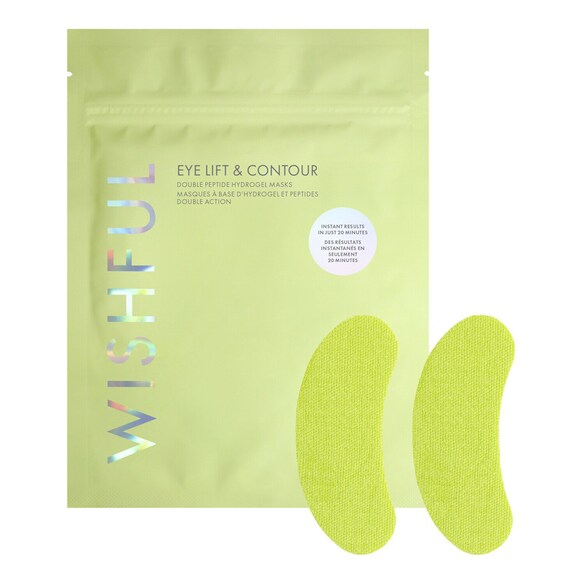 Masques Eye Lift & Contour Double Peptide Hydrogel - Masca pentru ochi si fata, Wishful
