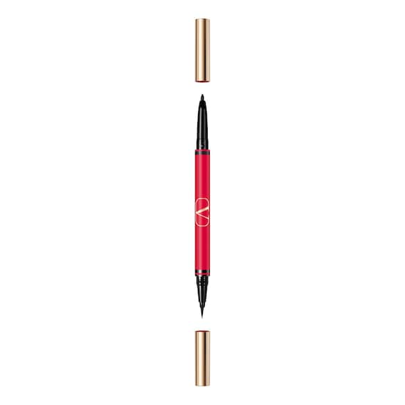 Twin Liner – Duo liner lichid si creion colorat (rezistenta timp de 16 ore), VALENTINO MAKE UP