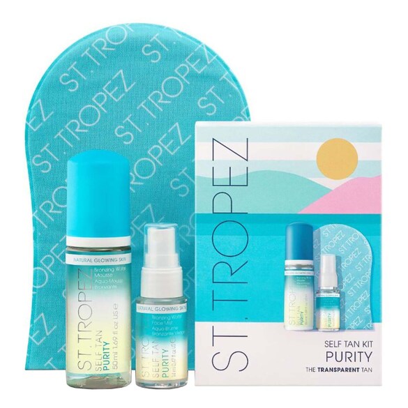 Set de rutina de autobronzare Self Tan Purity, St. Tropez