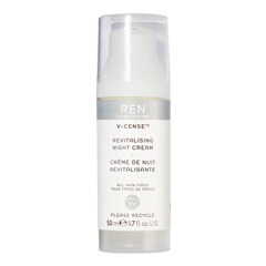 V Cense Revitalising Night Cream - Crema antirid pentru fata, REN CLEAN SKINCARE