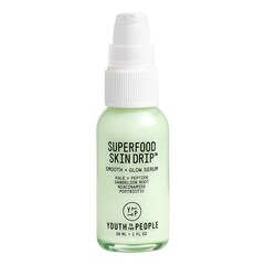 Superfood Skin Drip™ - Ser pentru netezire + Iluminator imbogatit cu varza Kale, Youth to the People