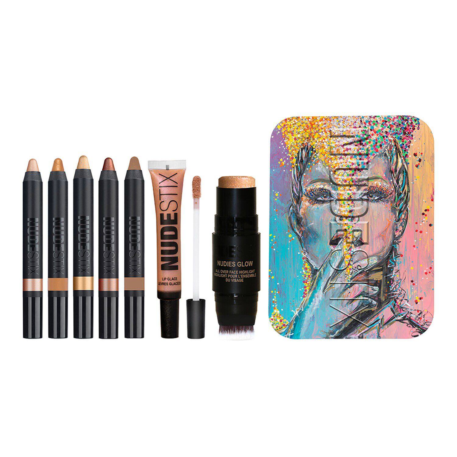 Euphoric nudes festival palette - set machiaj