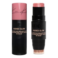 Nudies All Over Face Color Bronze Glow - Stick bronzant si iluminator, Nudestix