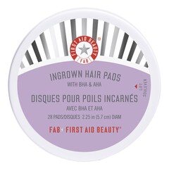 Ingrown Hair Pads with BHA&AHA - Tratament pentru firele crescute sub piele, FIRST AID BEAUTY