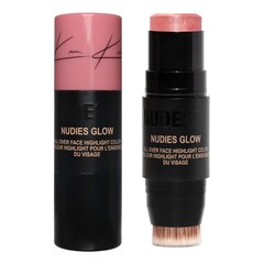 Nudies All Over Face Color Bronze Glow - Stick bronzant si iluminator, Nudestix