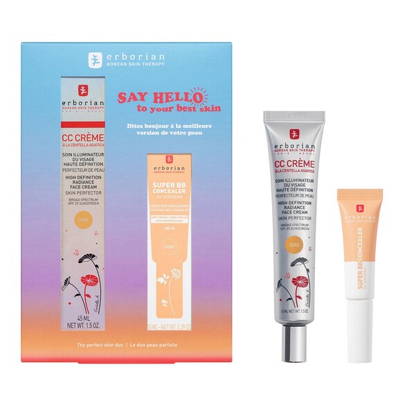Kit CC Crème x Super BB Concealer - Duo piele perfecta, Erborian