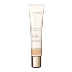 Skin Illusion Tinted Moisturizer 01 SPF25 - Cremă hidratantă colorată, Clarins