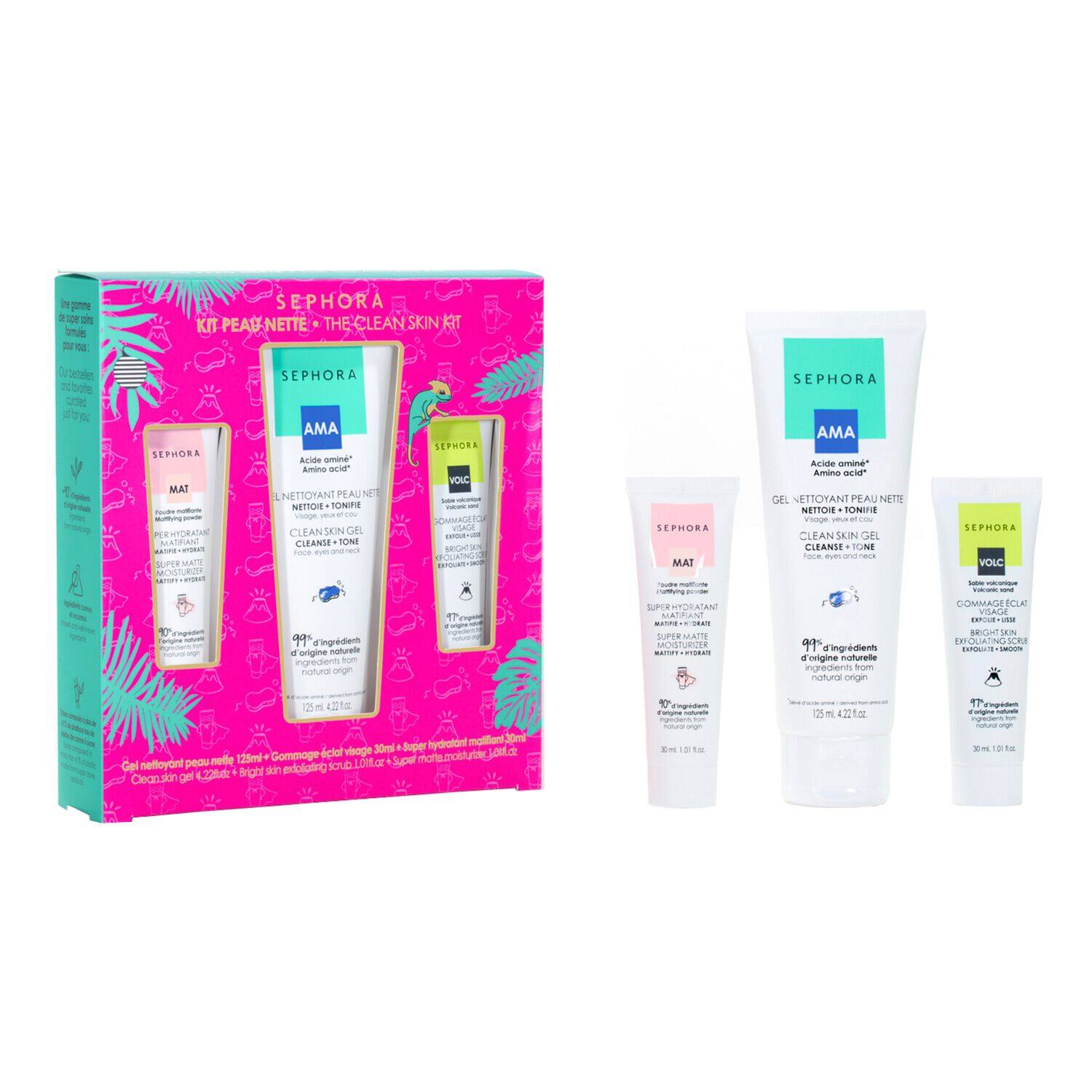 The clean skin set - set ingrijire