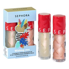 Set cu 2 gloss-uri de buze Outrageous Intense - Wishing you, SEPHORA COLLECTION