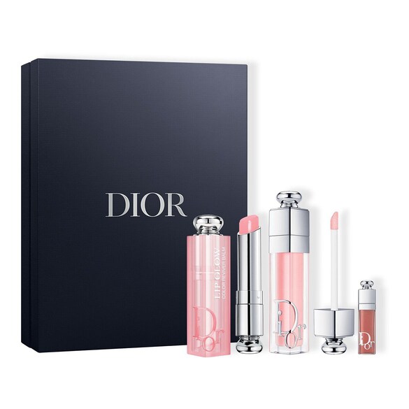 Set Dior Addict - Balsam de buze si Luciu de buze cu efect de volum - 3 produse, DIOR