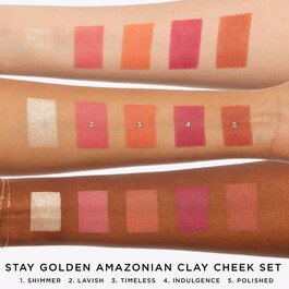Stay Golden Amazonian Clay Cheek Set - Set pentru Obraji