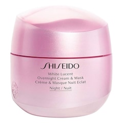 White Lucent Overnight Cream & Mask - Crema de noapte pentru luminozitate, Shiseido