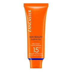 Sun Beauty Sublime Tan SPF15 - Crema cu protectie solara pentru fata si decolteu, LANCASTER